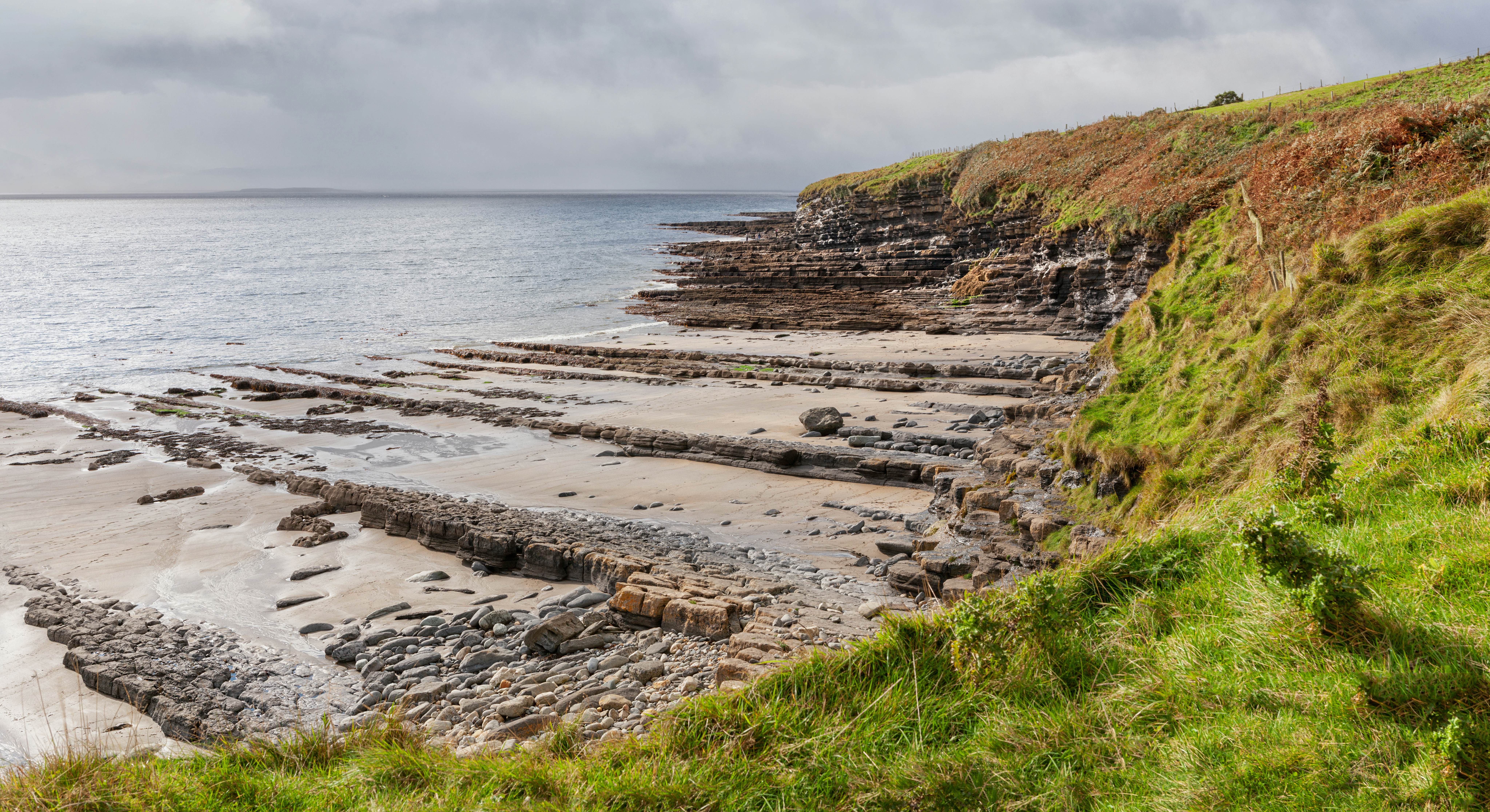 Panoramic view of the beautiful Donegal coast by Largy at the secret waterfall -  Dunkineely County Donega Ireland